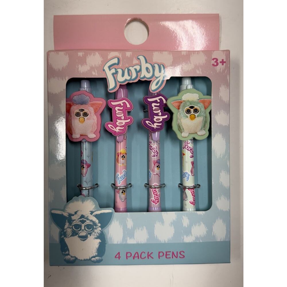 2025 Furby 4 Pack Of Pens New